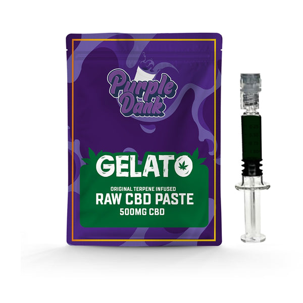 Purple Dank 1000mg CBD Raw Paste with Natural Terpenes – Gelato (BUY 1 GET 1 FREE)