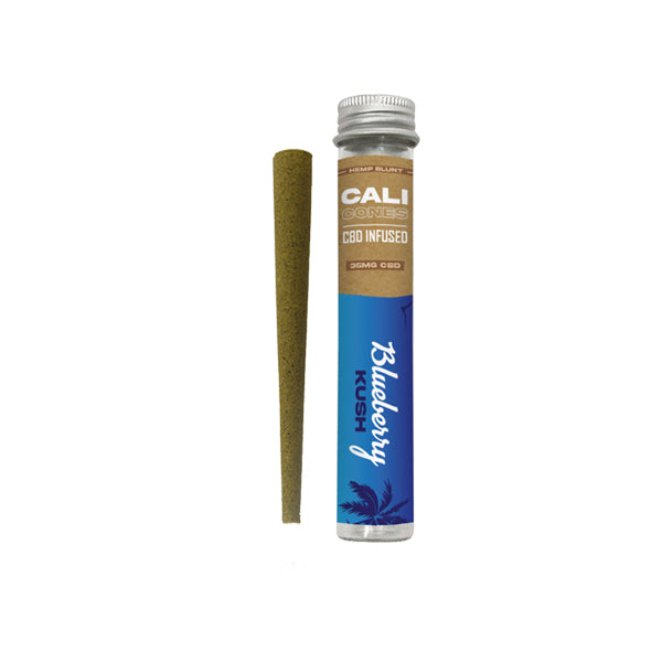 CALI CONES Hemp 30mg Full Spectrum CBD Infused Cone – Blueberry Kush