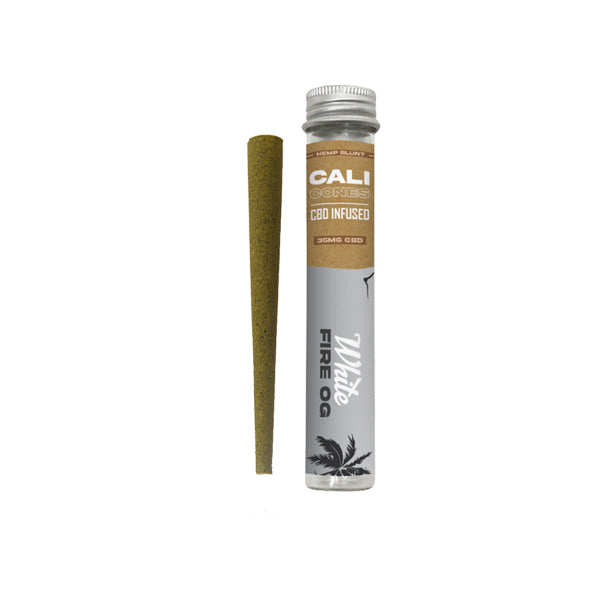 CALI CONES Hemp 30mg Full Spectrum CBD Infused Cone – White Fire OG