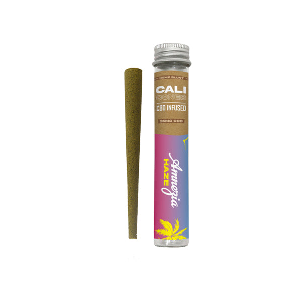 CALI CONES Hemp 30mg Full Spectrum CBD Infused Cone – Amnesia Haze