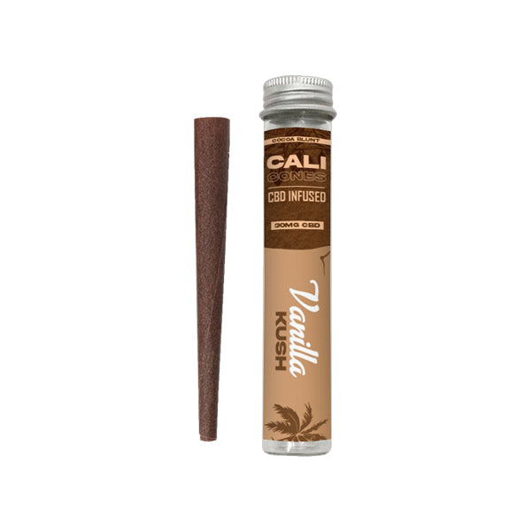 CALI CONES Cocoa 30mg Full Spectrum CBD Infused Cone – Vanilla Kush