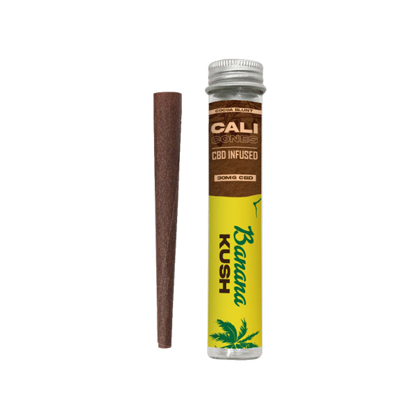 CALI CONES Cocoa 30mg Full Spectrum CBD Infused Cone – Banana Kush