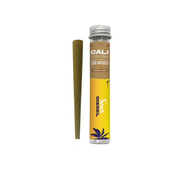 CALI CONES Hemp 30mg Full Spectrum CBD Infused Cone – Sour Diesel