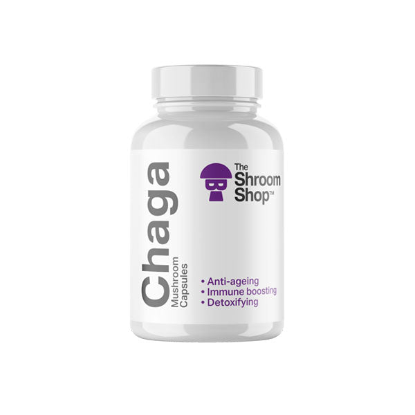 The Shroom Shop Chaga Mushroom 45000mg Capsules – 90 Caps