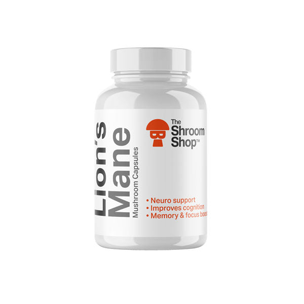 The Shroom Shop Lion’s Mane Mushroom 45000mg Capsules – 90 Caps