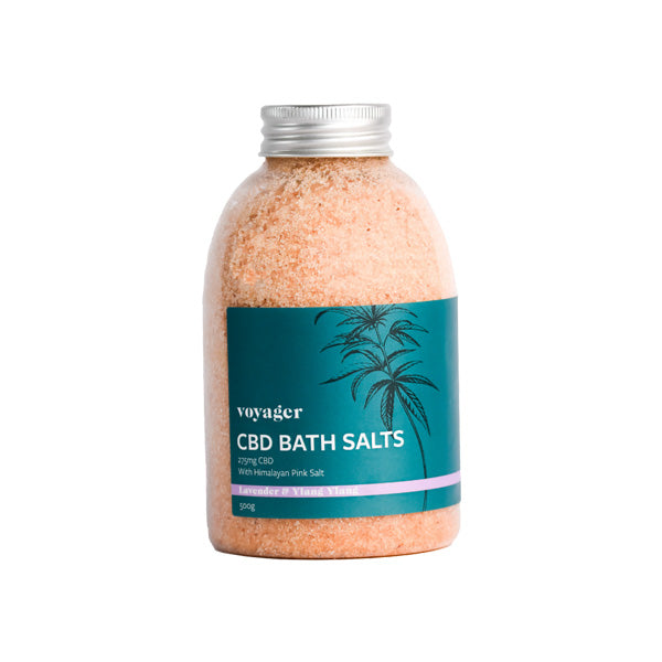 Voyager 275mg CBD Lavender & Ylang Ylang Bath Salts – 500g