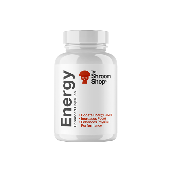 The Shroom Shop Enhanced Energy 67500mg Capsules – 90 Caps