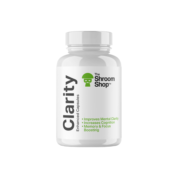 The Shroom Shop Enhanced Clarity 67500mg Capsules – 90 Caps