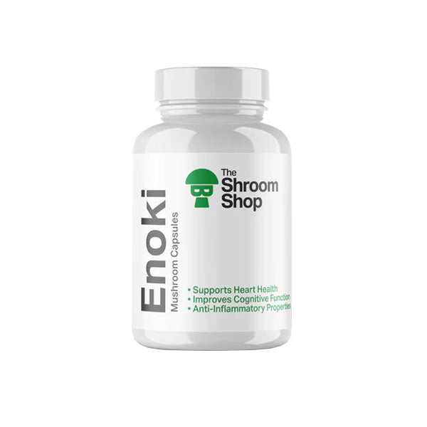 The Shroom Shop Enoki Mushroom 45000mg Capsules – 90 Caps