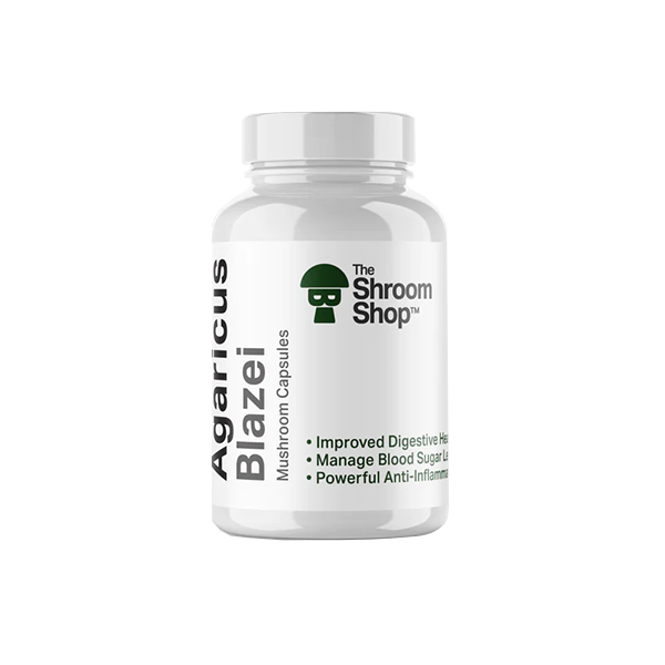 The Shroom Shop Agaricus Blazei 45000mg Capsules – 90 Caps