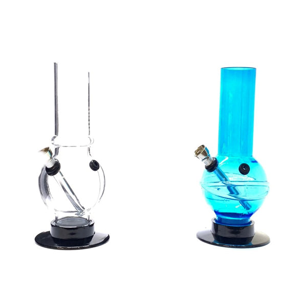 8″ Mixed Colour Plain  Acrylic Bong – FB 0239