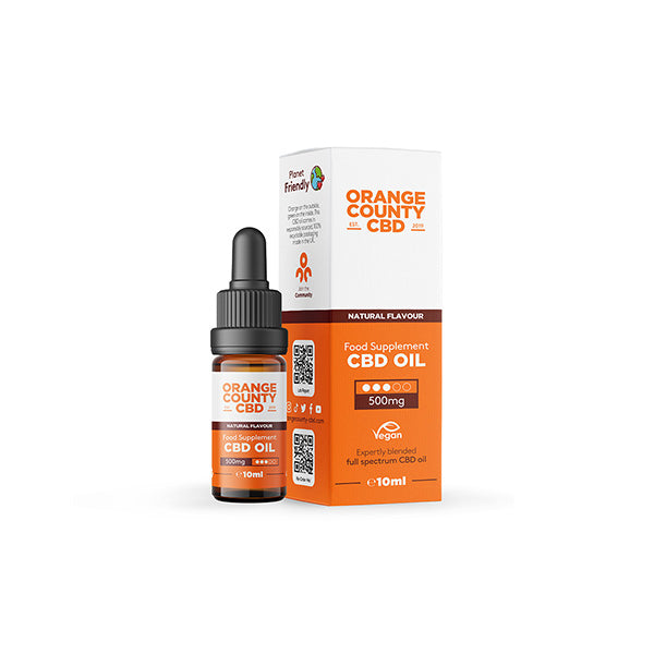 Orange County CBD 500mg Full Spectrum CBD Oil – 10ml