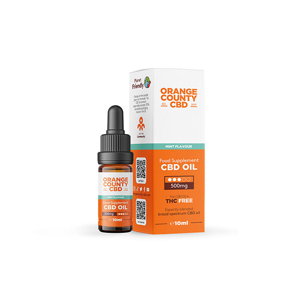 Orange County CBD 500mg Broad Spectrum CBD Oil – 10ml