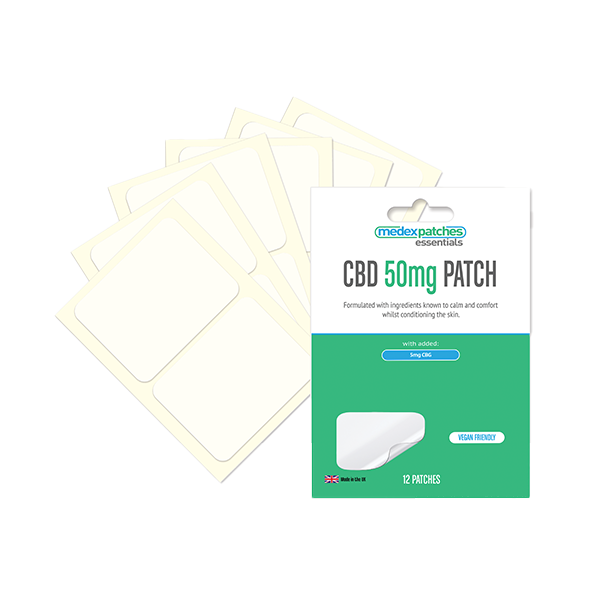 Medex Essentials 50mg CBD Patches – 12 pack