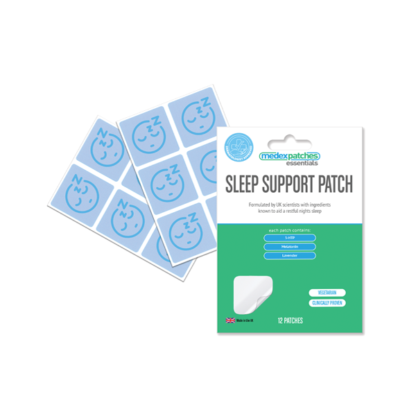 Medex Essentials Sleep Support 5HTP + Melatonin Patches – 12 Patches